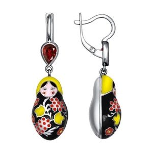 Silver earrings